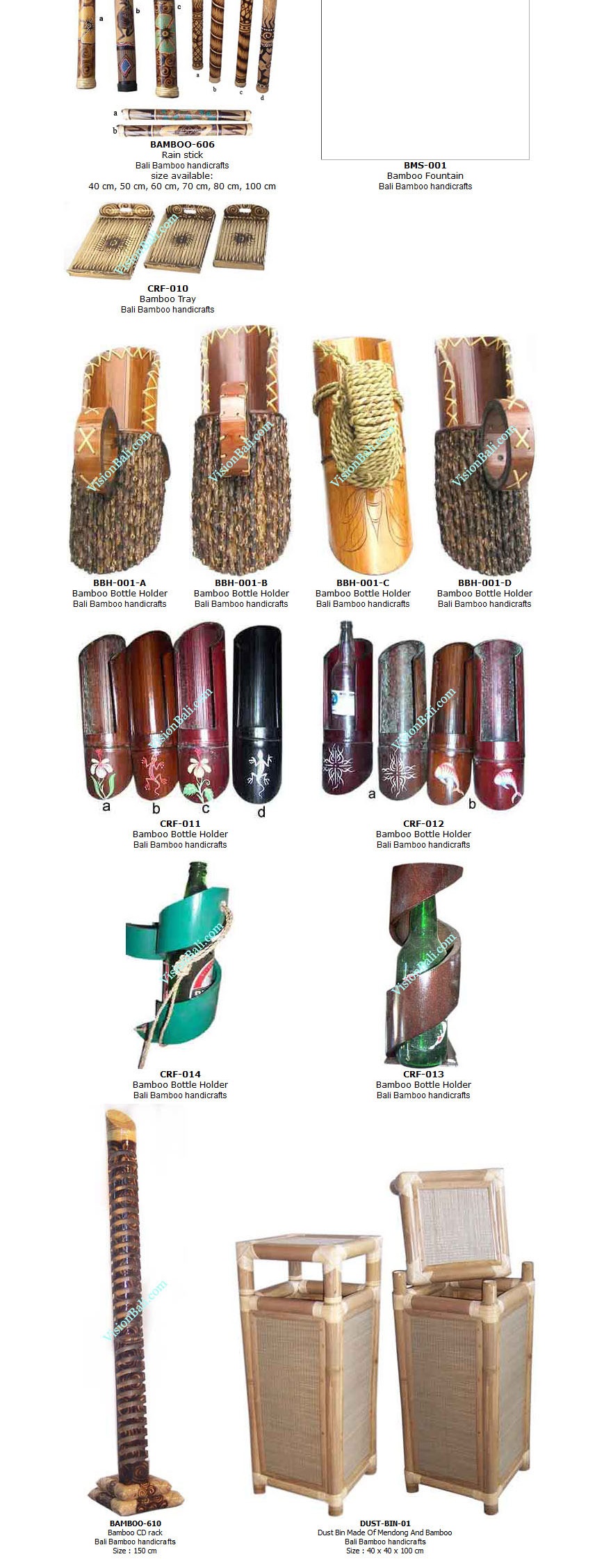 Balinese Bamboo Craft
